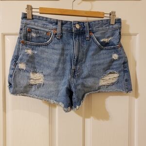 Madewell Distressed Denim Women Shorts